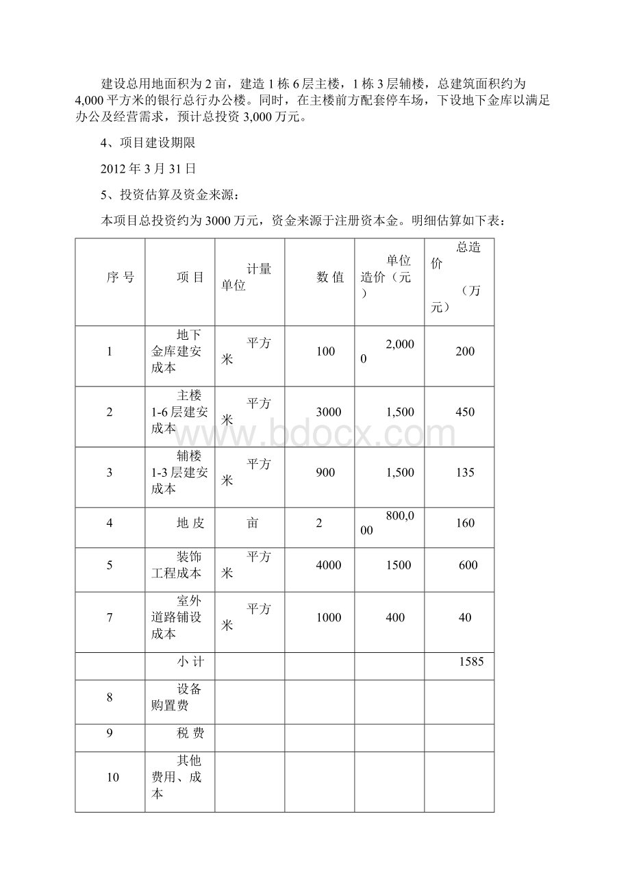 银行办公大楼项目可行分研究报告.docx_第2页