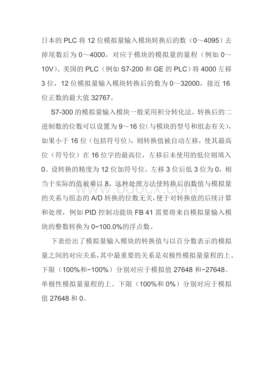 模拟量27648的问题Word文档下载推荐.doc