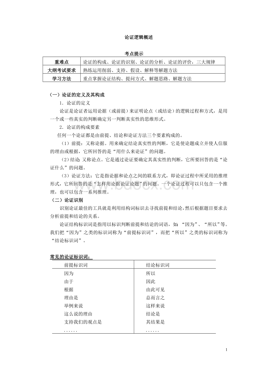 论证逻辑概述Word格式文档下载.doc_第1页