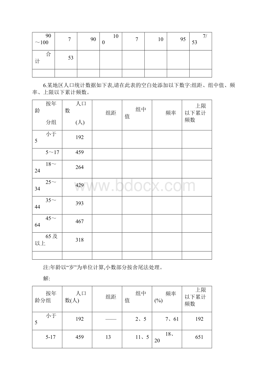 《统计学》课程习题参考答案Word文档下载推荐.docx_第3页