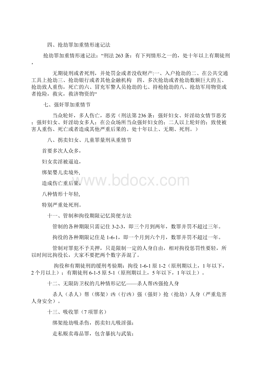 司法考试刑法和刑诉法速记版Word格式文档下载.docx_第3页