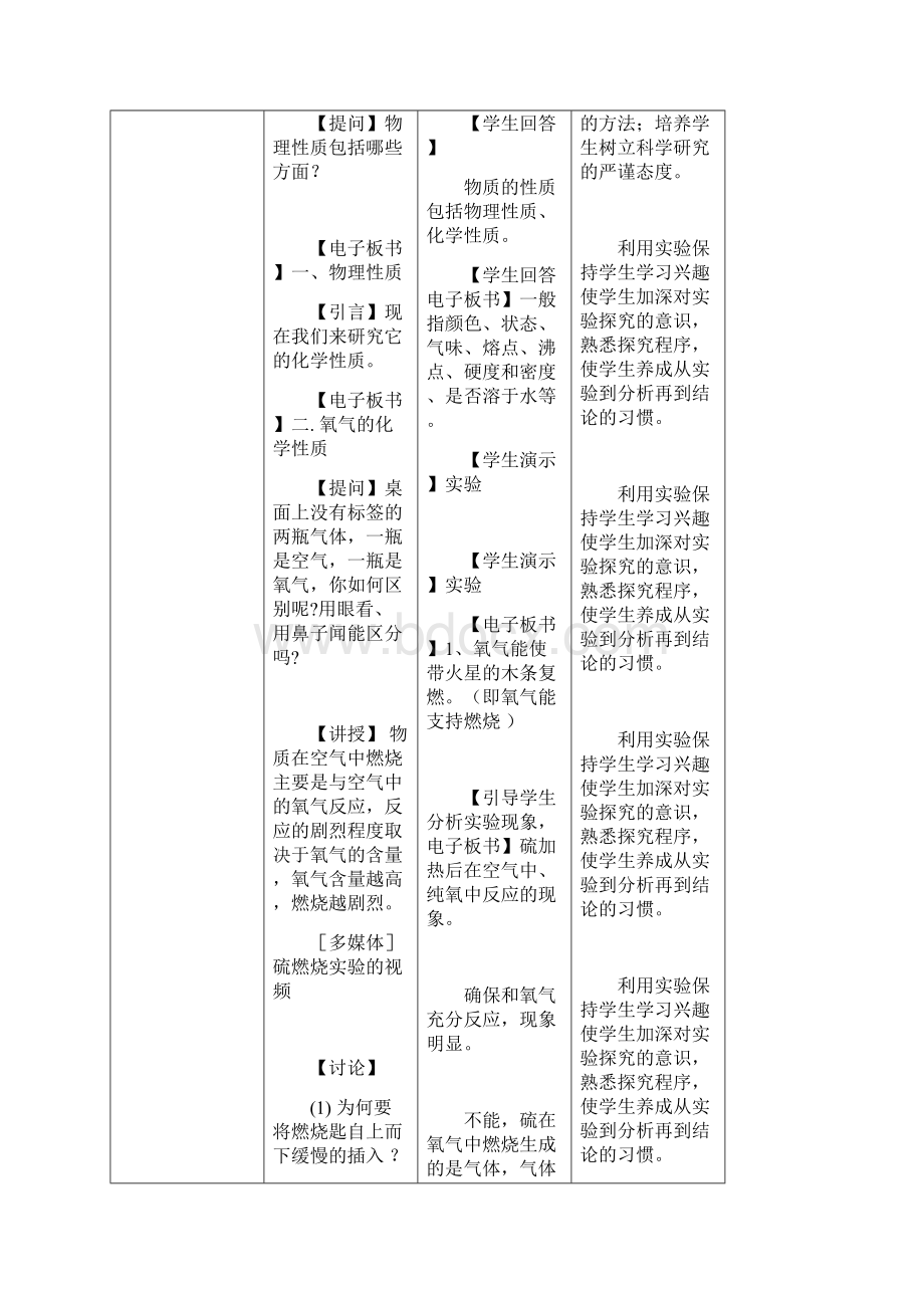 人教版九年级化学第二单元课题2氧气.docx_第3页