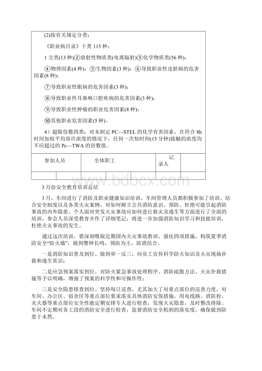 最新安全培训记录Word文件下载.docx_第3页