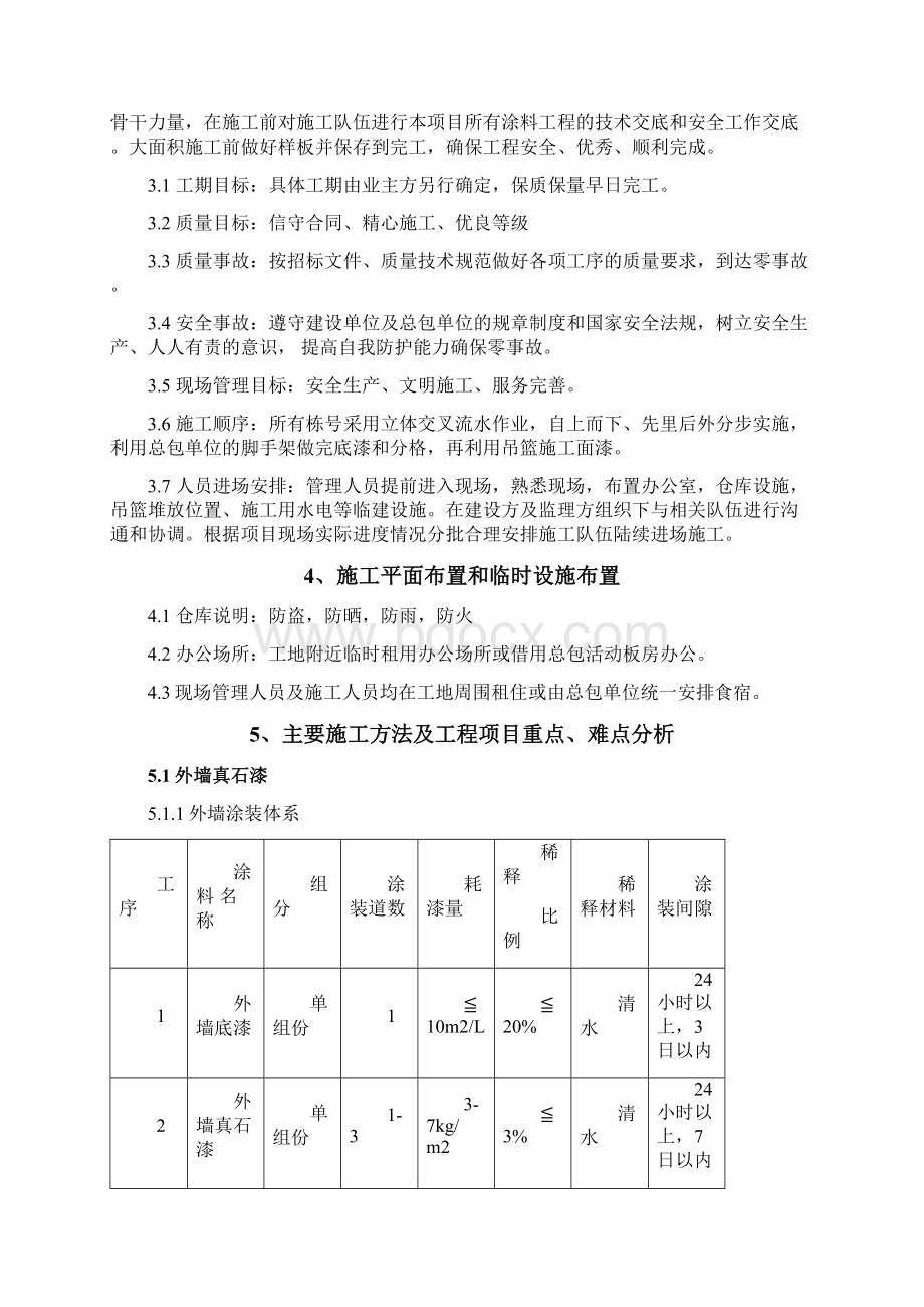 真石漆施工组织设计Word文档下载推荐.docx_第2页