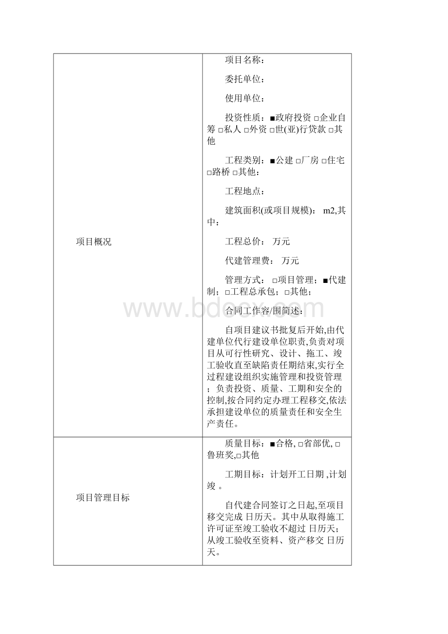 代建项目管理项目策划书.docx_第2页