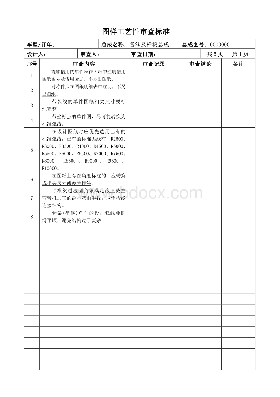 图样工艺性审查标准Word文档下载推荐.doc