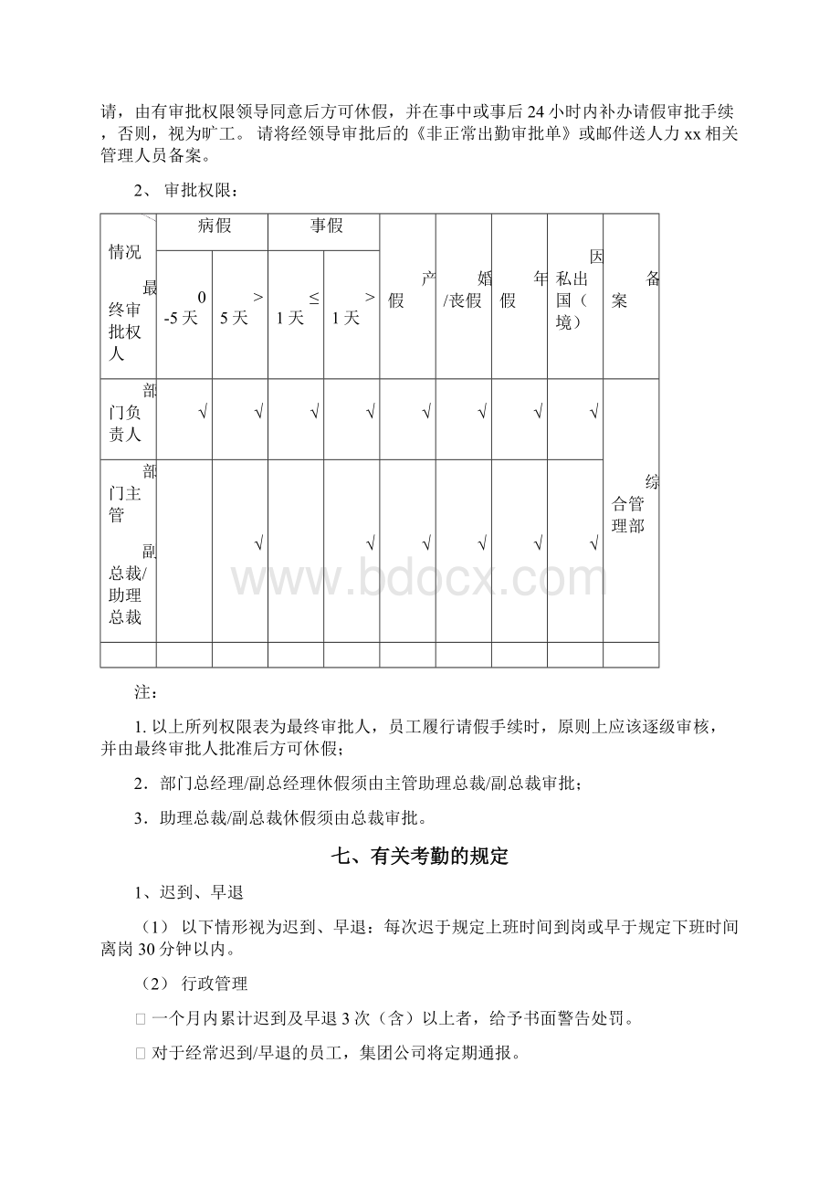 102xx考勤管理规定.docx_第2页