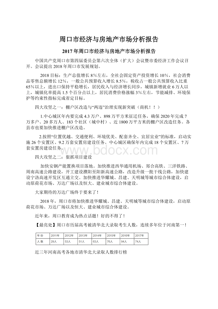 周口市经济与房地产市场分析报告.docx