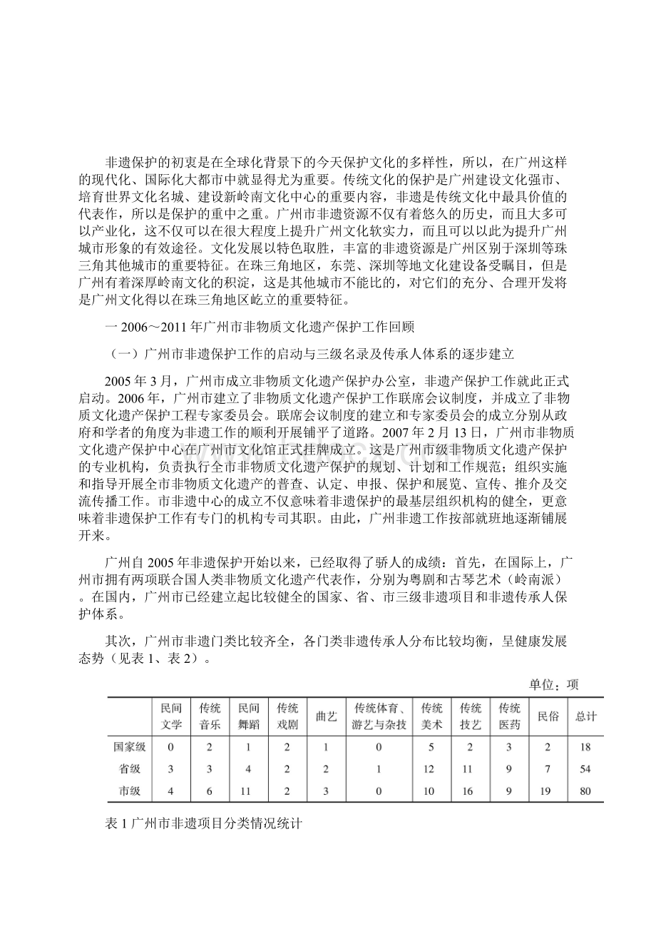 广州市非物质文化遗产保护研究报告.docx_第2页