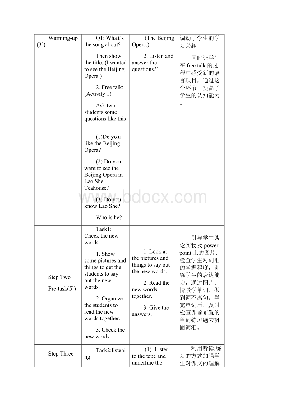 外研版初中英语八年级上册Module 5 Lao She Teahouse Unit 1 I wanted to see 优质课教案2.docx_第2页