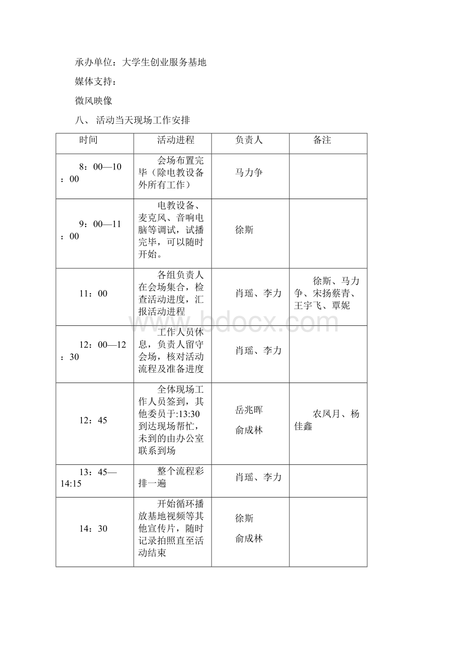 精撰创新创业文化节启动仪式暨人才库宣讲会策划案.docx_第3页