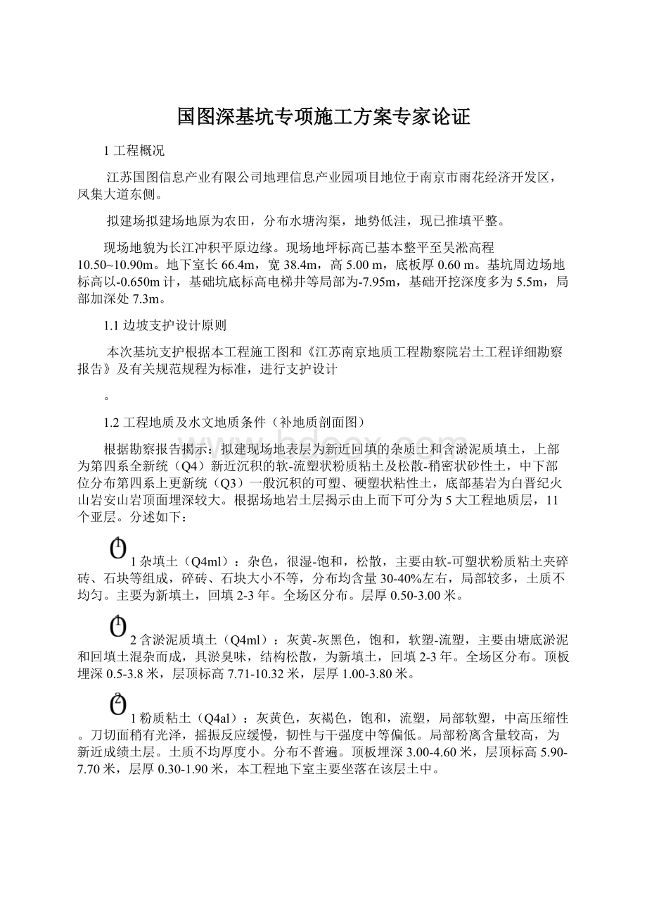 国图深基坑专项施工方案专家论证Word文档格式.docx_第1页