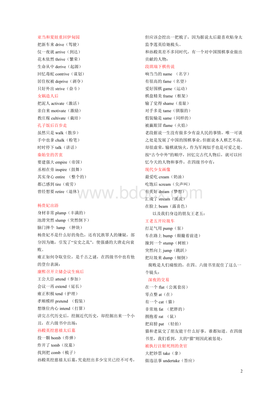 四级英语单词红秘笈.doc_第2页