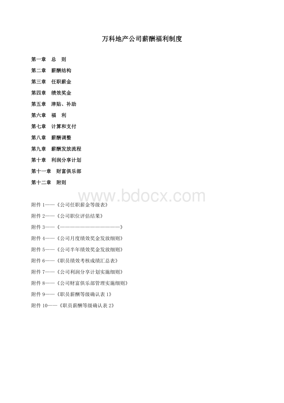 万科地产集团全套薪酬福利制度【收藏版】Word文件下载.doc_第1页