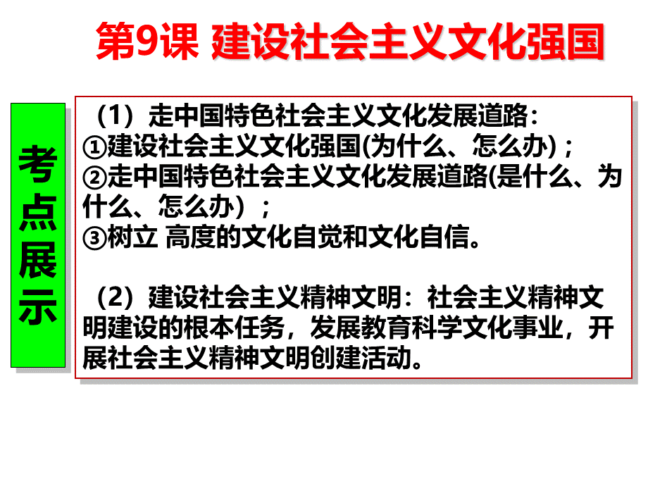 第九课-建设社会主义文化强国-(共24张PPT).ppt