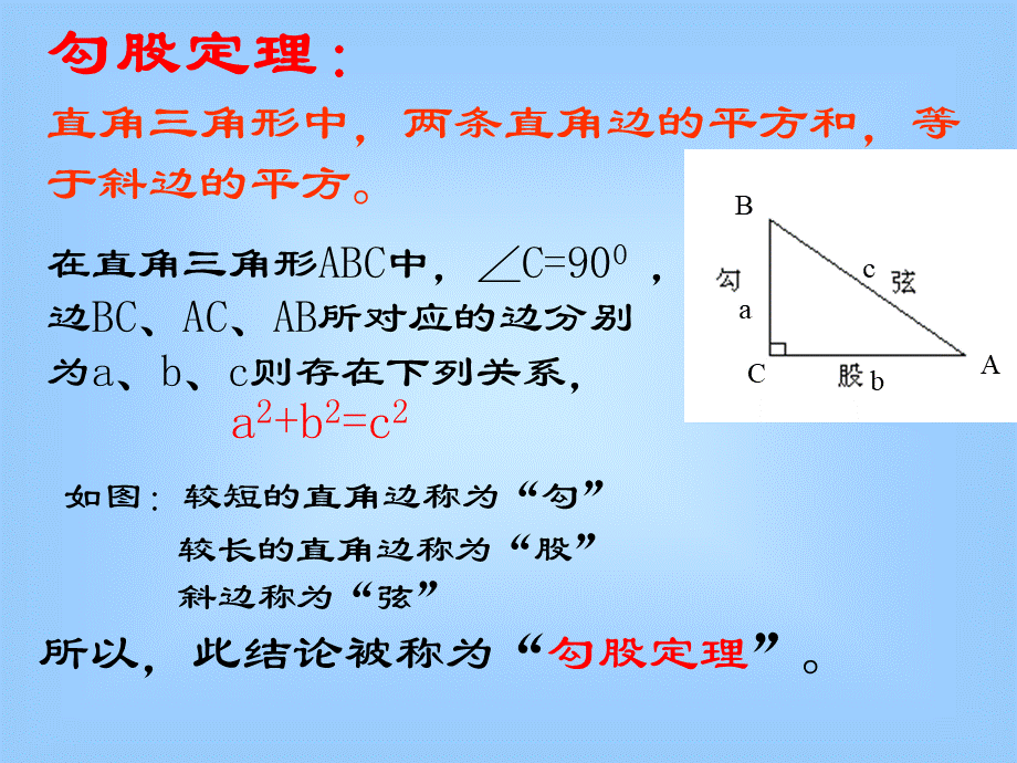 初中数学《勾股定理》课件1PPT推荐.ppt_第2页