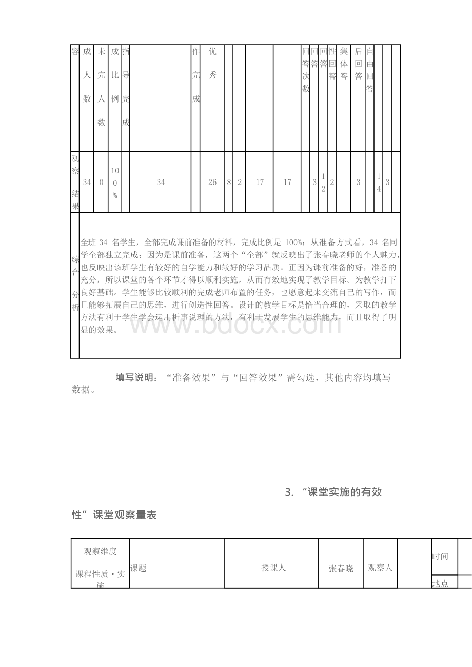 《如何析事说理》观课报告.docx_第3页