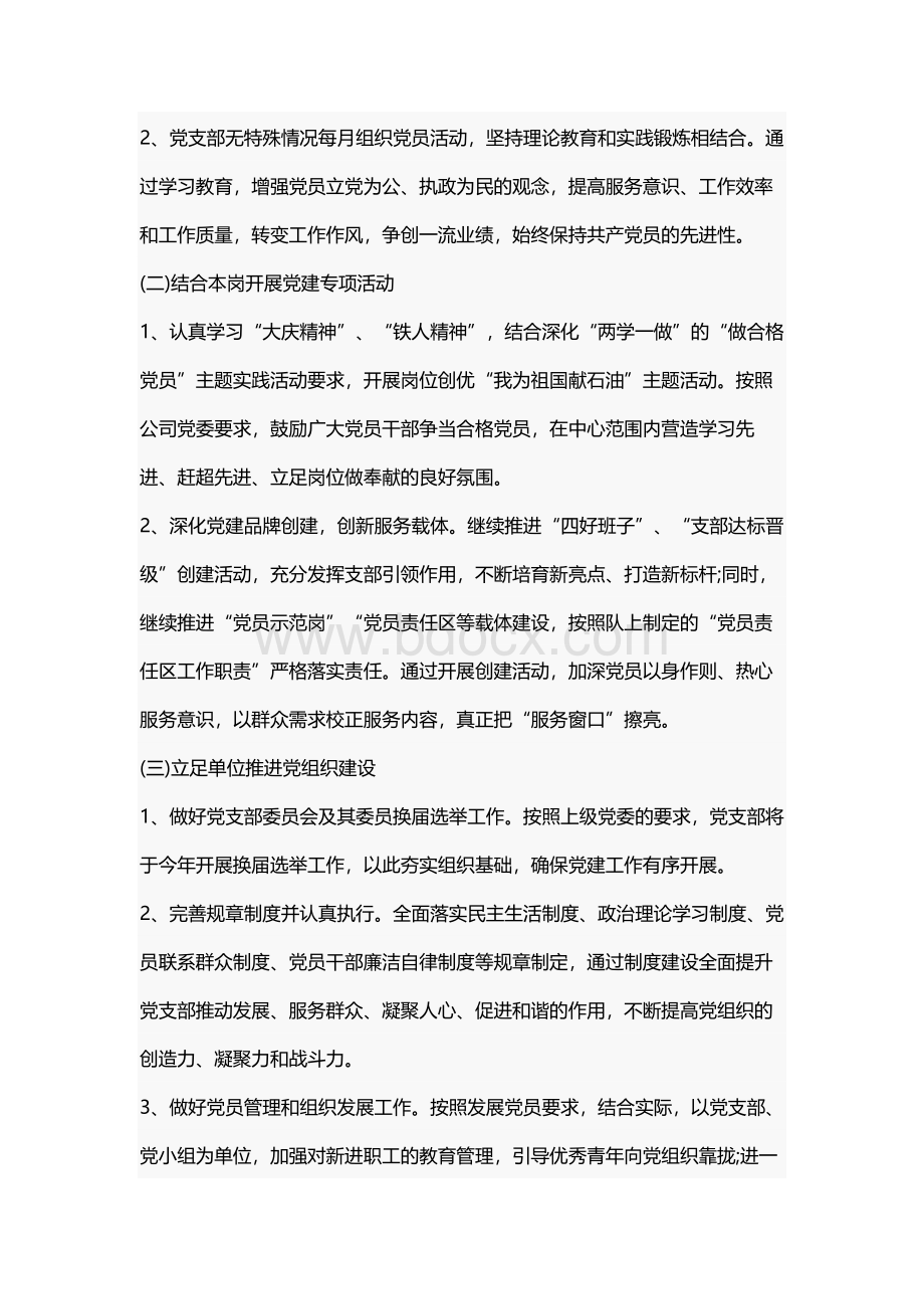 党支部2021年党建工作计划及要点范文文档格式.docx_第2页