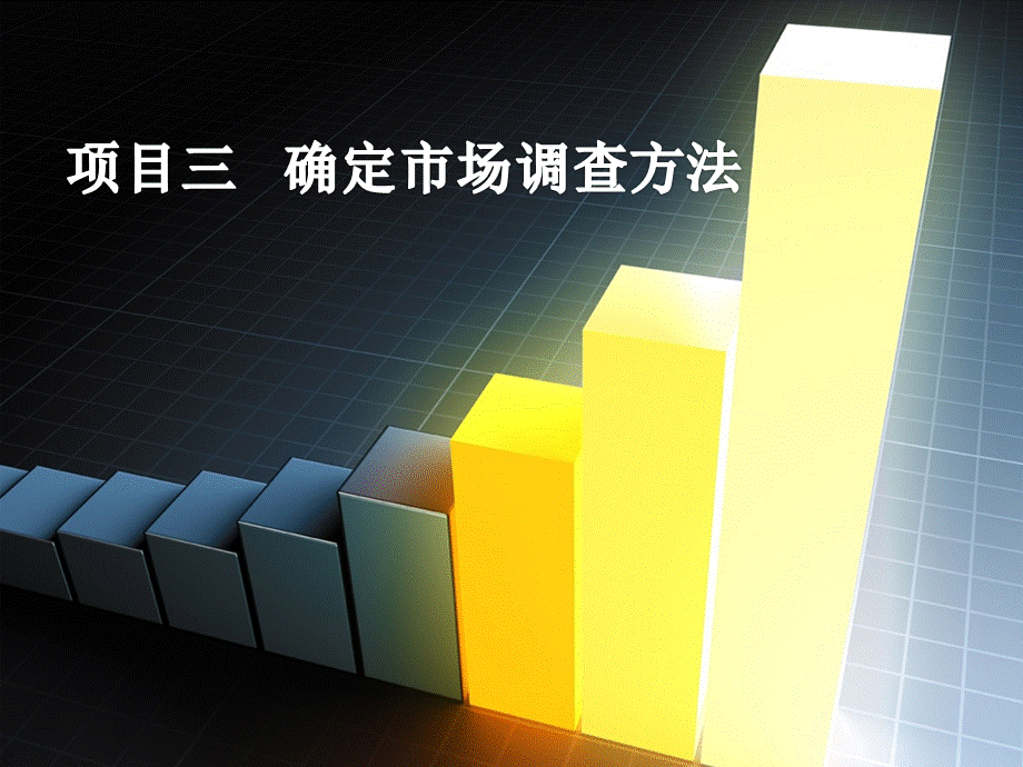 市场调查与预测宋文光市场调查与分析课件项目三.ppt_第1页