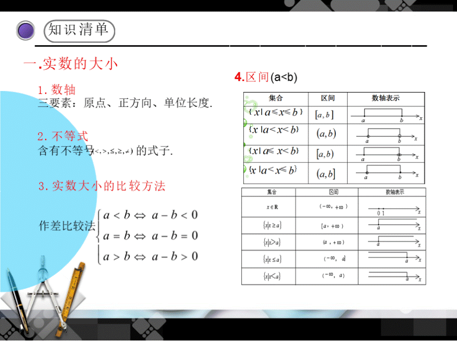 中职数学对口升学一轮复习第2章《不等式》知识小结及单元检测课件PPT格式课件下载.pptx_第3页