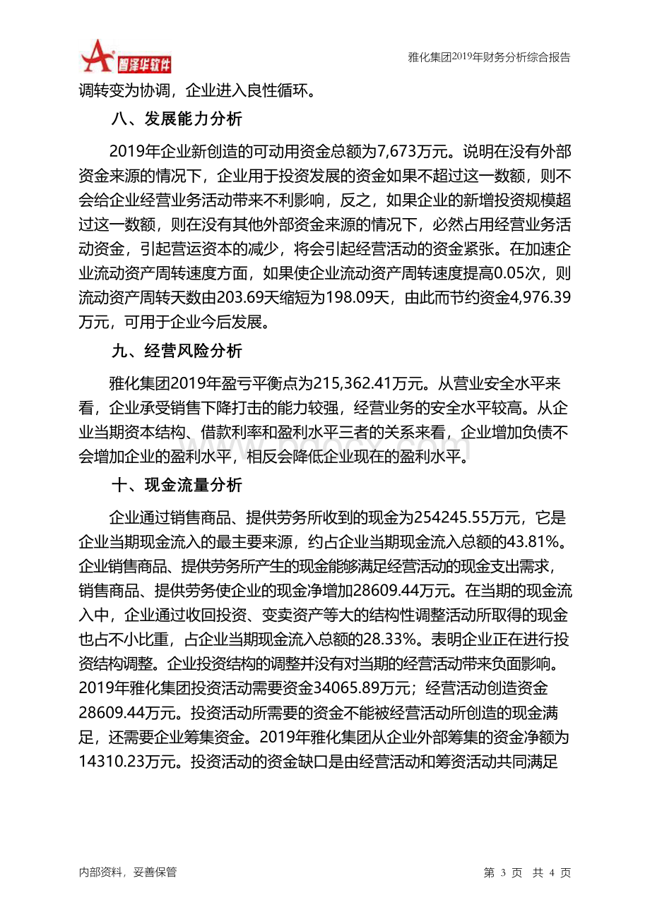 雅化集团2019年财务分析结论报告Word文档下载推荐.docx_第3页