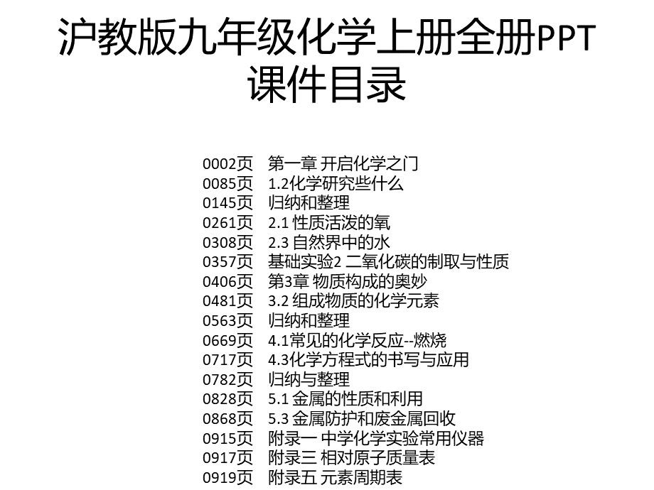 沪教版九年级化学上册全册PPT课件.pptx