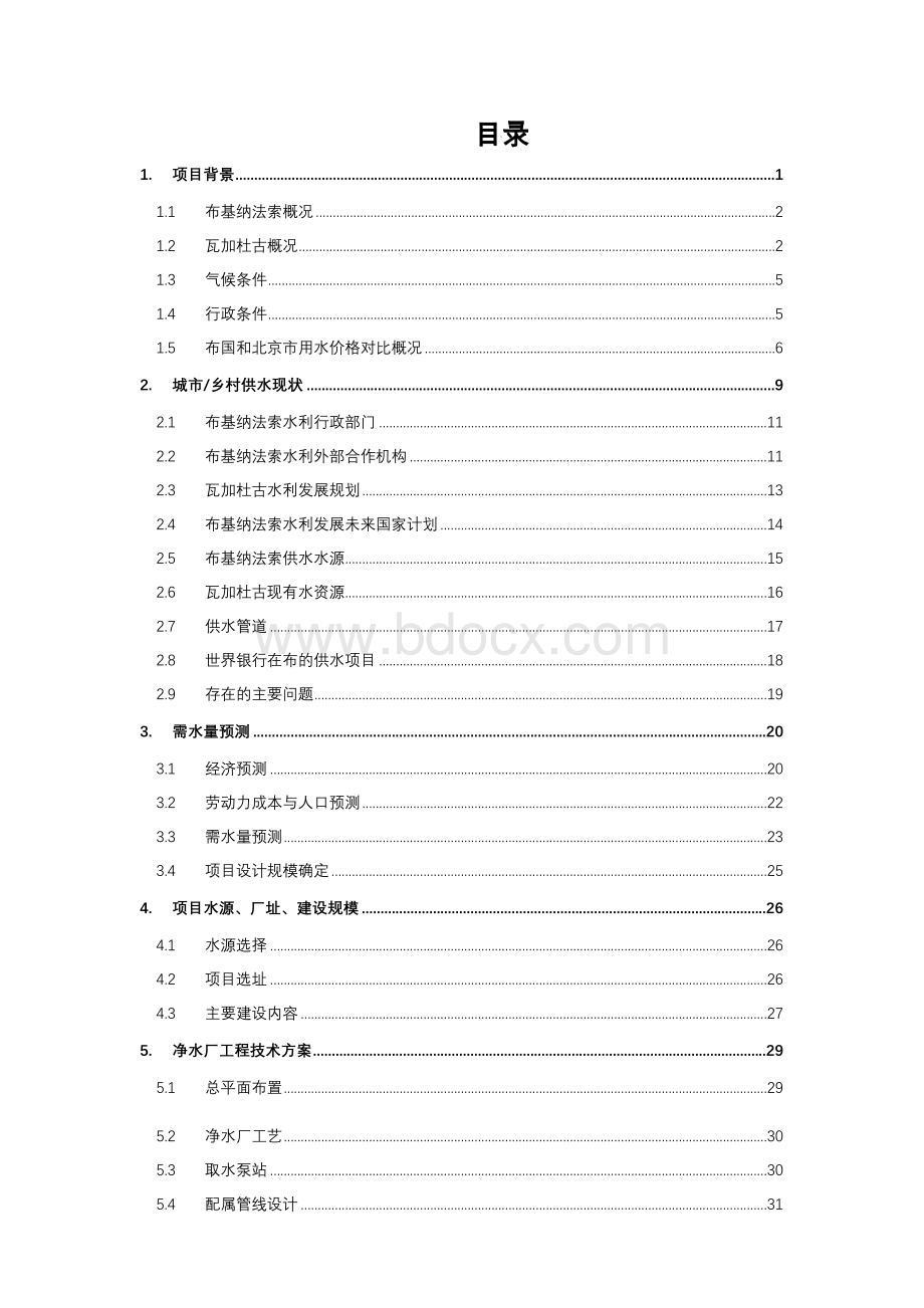 布基纳法索净化水厂项目建议书V1.0Word下载.docx_第2页