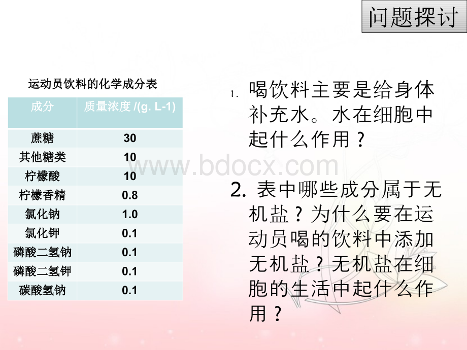 (新教材)细胞中的无机物PPT完整版人教版2.pptx_第2页