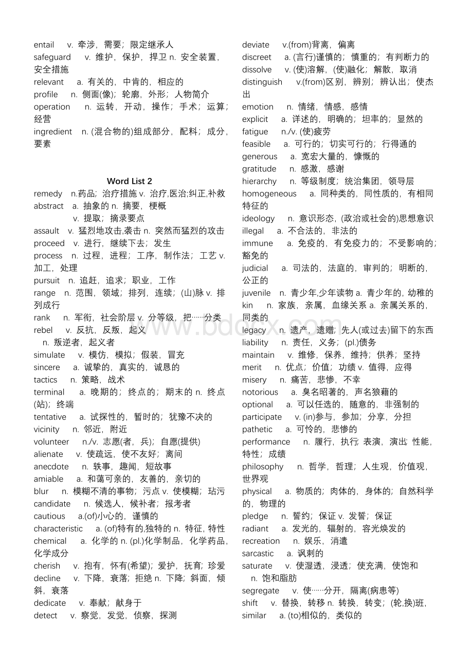 1575考研词汇调整版Word文档下载推荐.docx_第2页