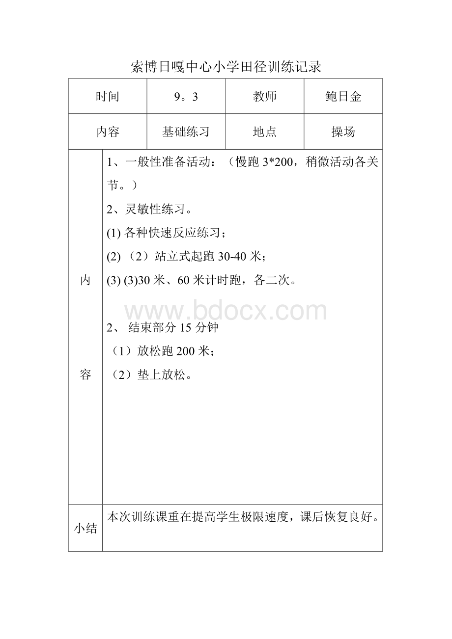 田径训练记录Word格式文档下载.doc_第1页