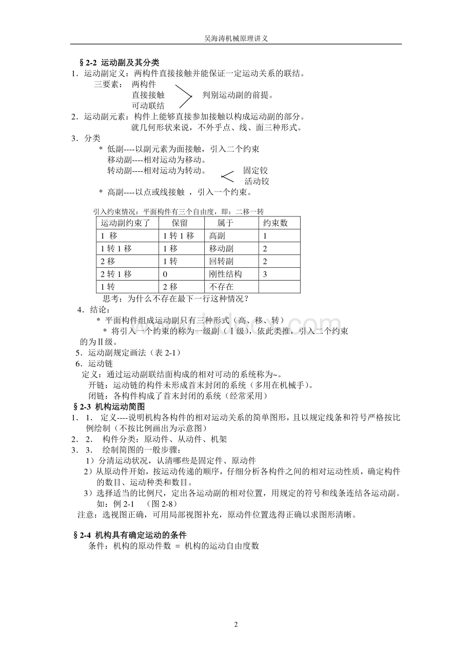 机械原理教案20100113.doc_第2页