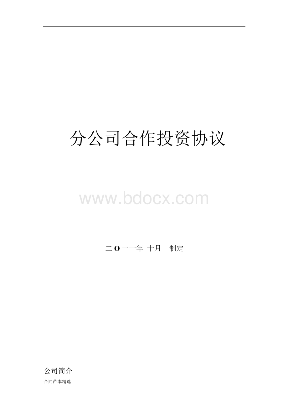 分公司合作投资协议.docx