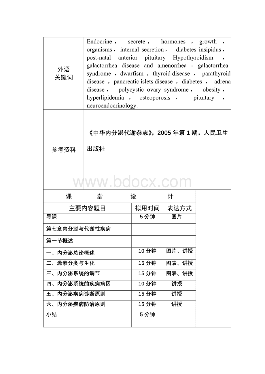 [内科护理学教案]内分泌与代谢性疾病病人的护理Word文档下载推荐.doc_第2页