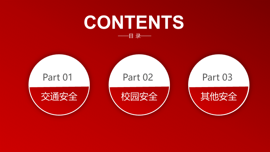 红色简约校园安全交通教育主题班会课件PPT模板PPT资料.pptx_第2页