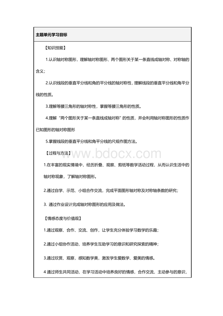 轴对称与轴对称图形主题单元教学设计文档格式.doc_第3页