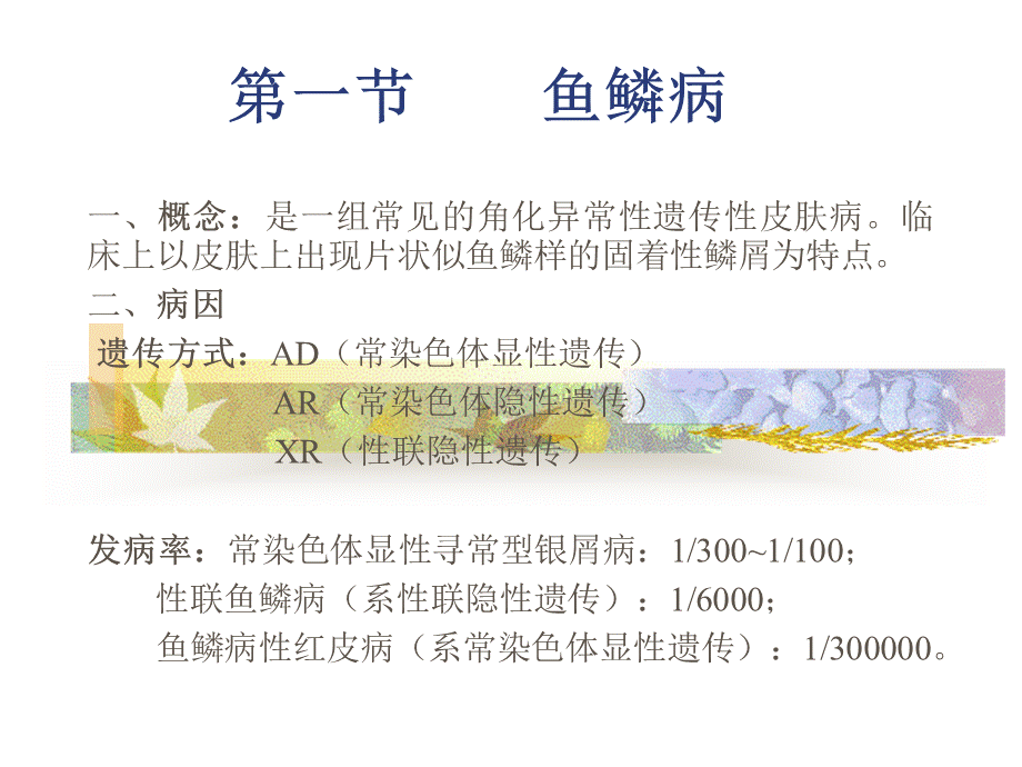 遗传性皮肤病ppt课件PPT文件格式下载.ppt_第3页