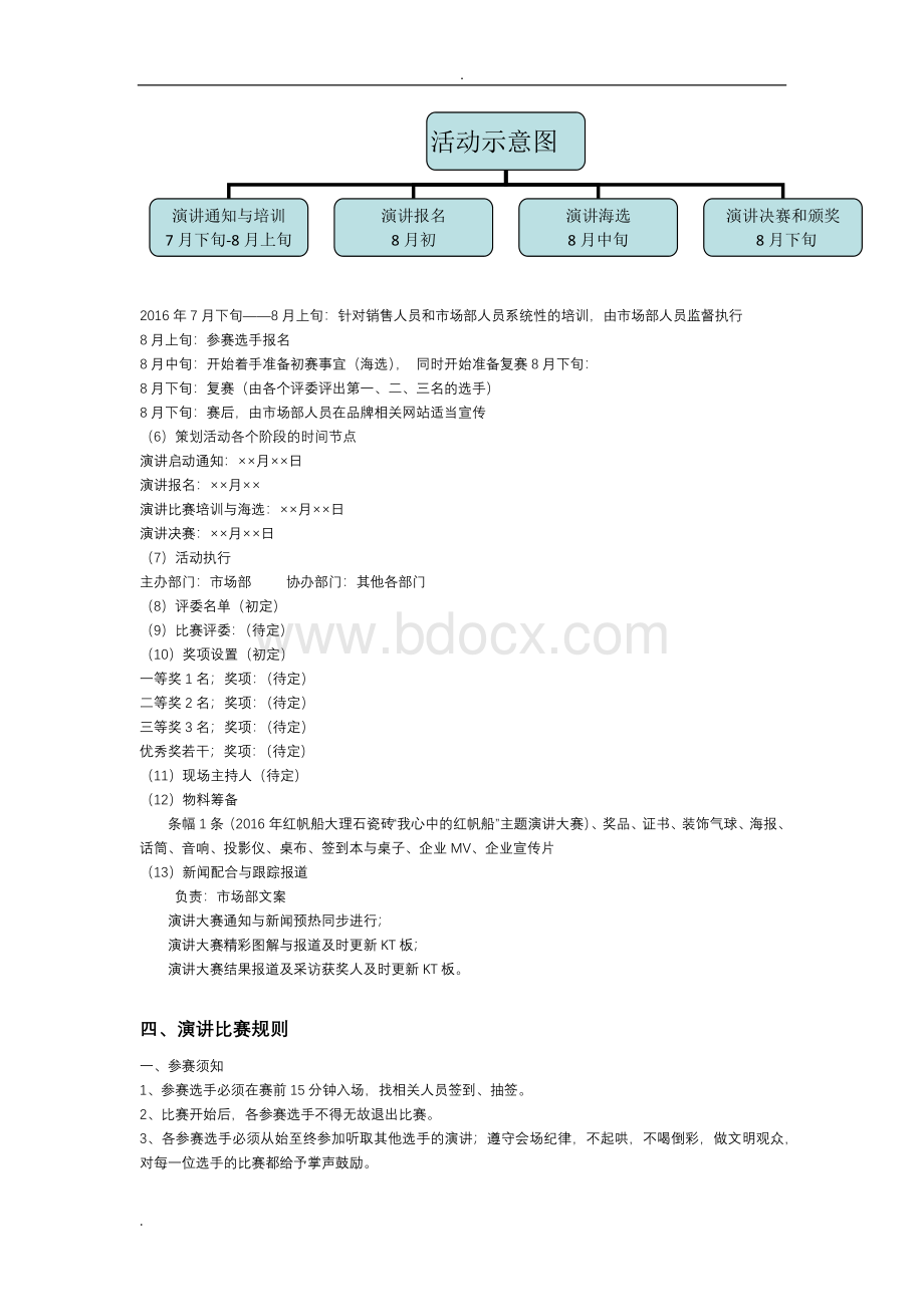 演讲比赛详细策划实施方案.doc_第2页