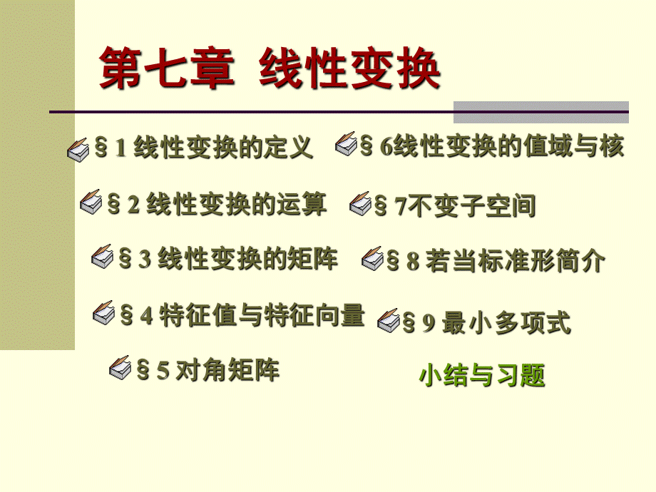 高等代数北大版课件7.9最小多项式PPT文档格式.ppt_第1页