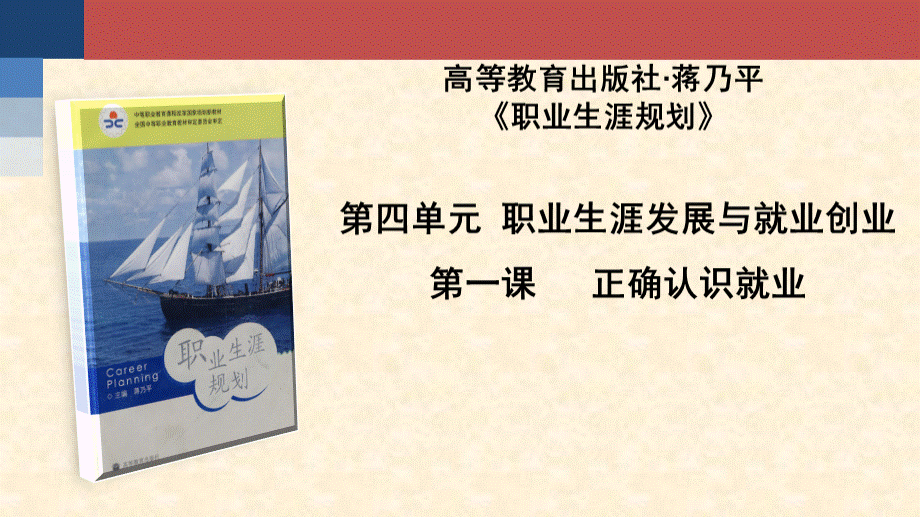 职业生涯规划——正确认识就业.ppt_第1页