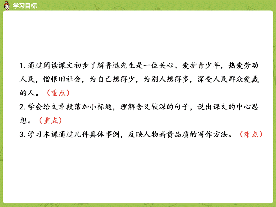 部编版六年级语文上册《我的伯父鲁迅先生》PPT课件PPT资料.pptx_第3页