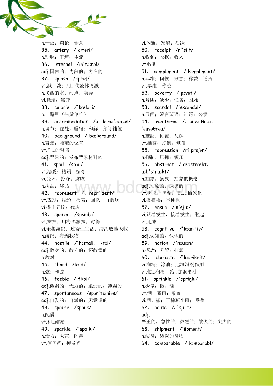 新东方六级词汇乱序打印版word-list-1-30(全))Word格式文档下载.doc_第3页