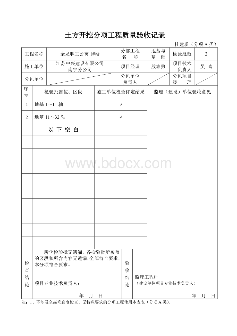 全套竣工资料表格填写及编制范例.doc