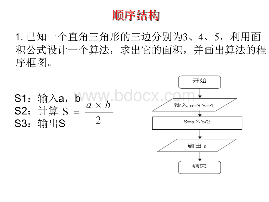 数学：1.1.2《程序框图与算法的基本逻辑结构》课件(4)(新人教A版必修3)优质PPT.ppt_第3页