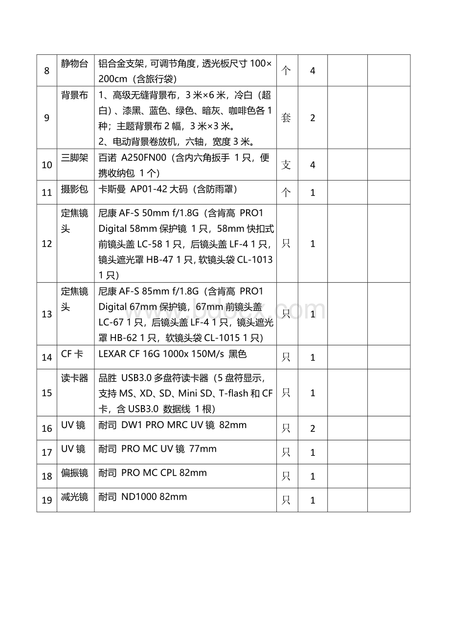 设备采购报价表.doc_第2页