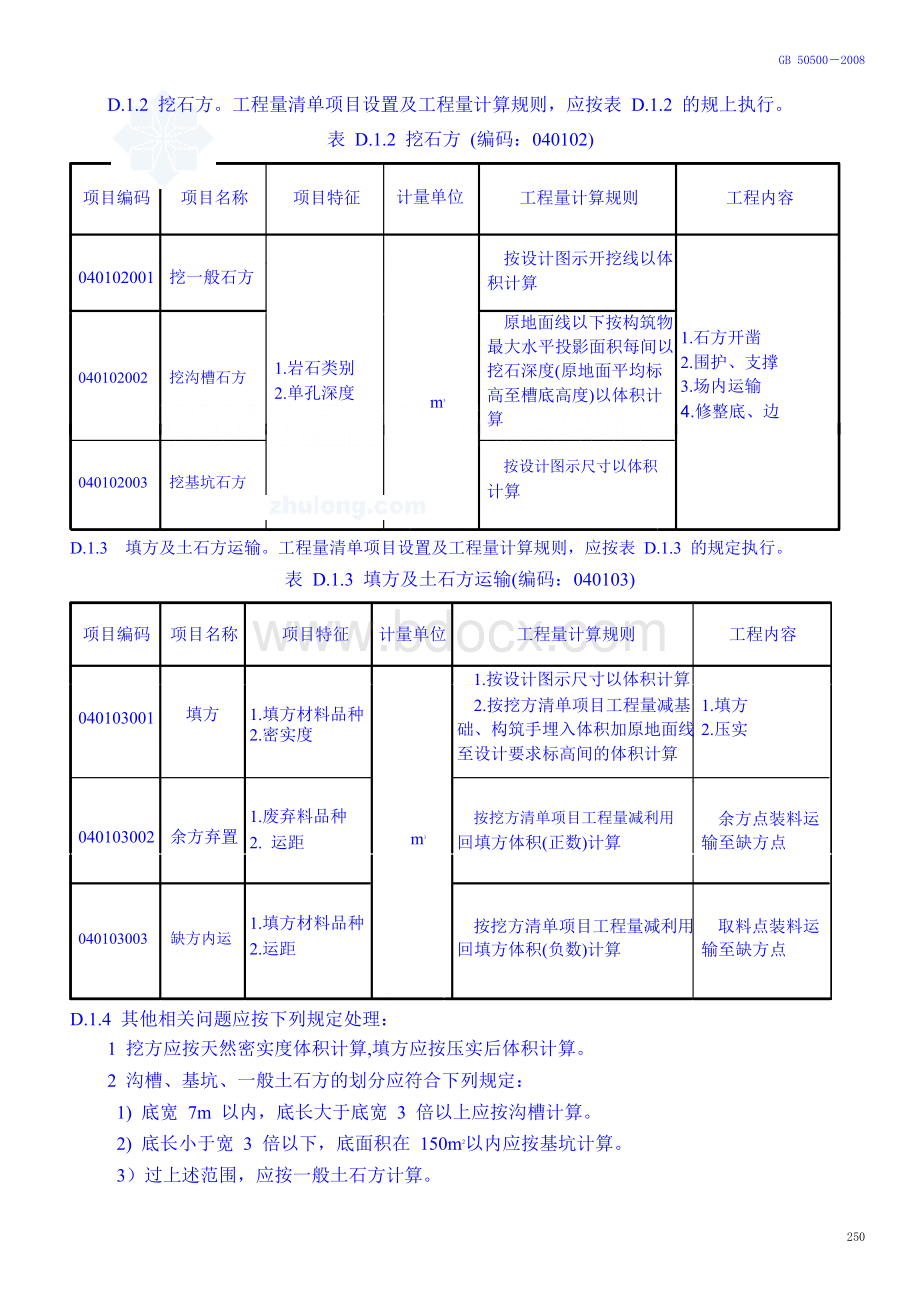 市政工程工程量清单项目及计算规则(gb50500-2008).doc_第2页