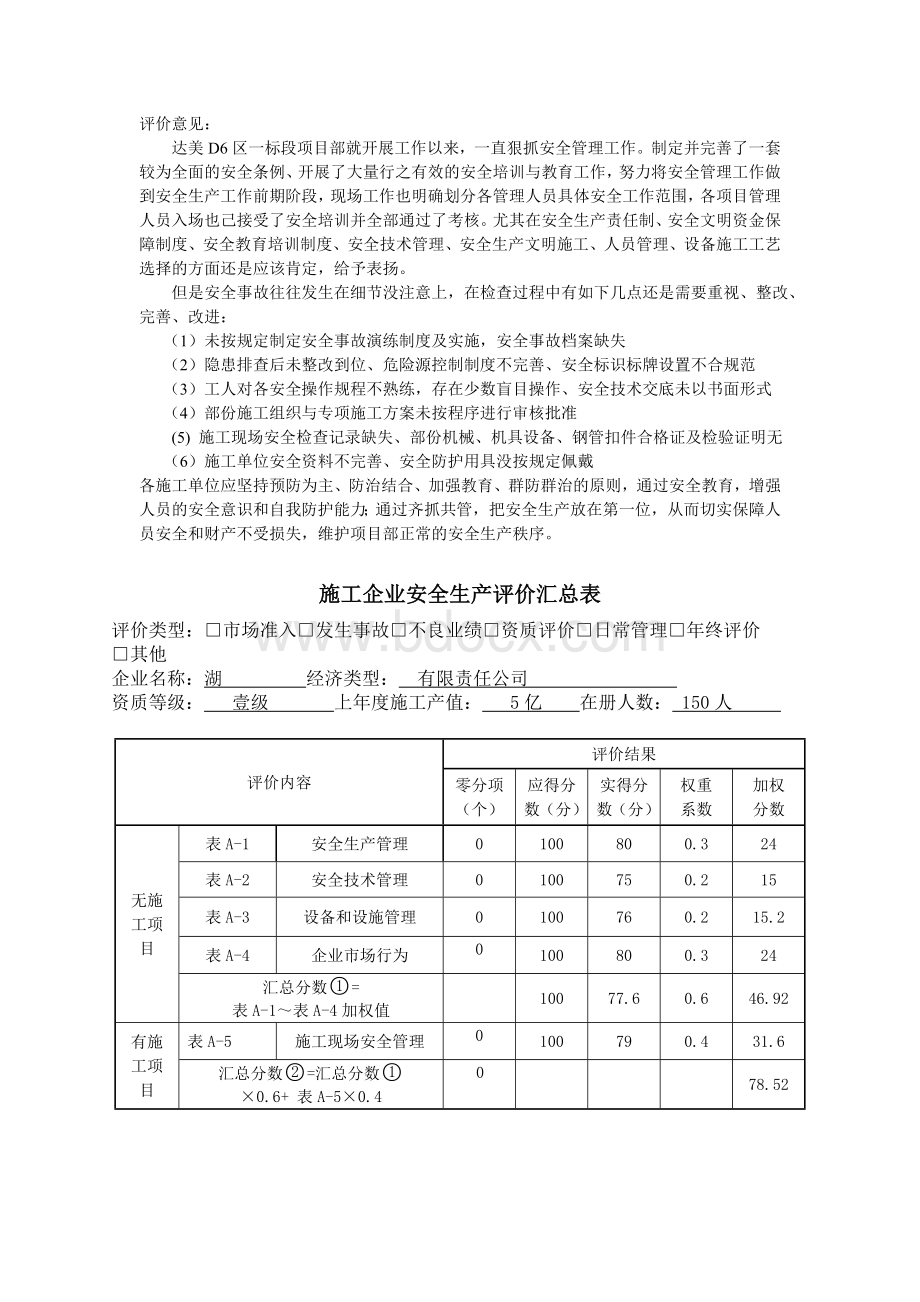 安全生产评价意见Word文档格式.doc_第1页