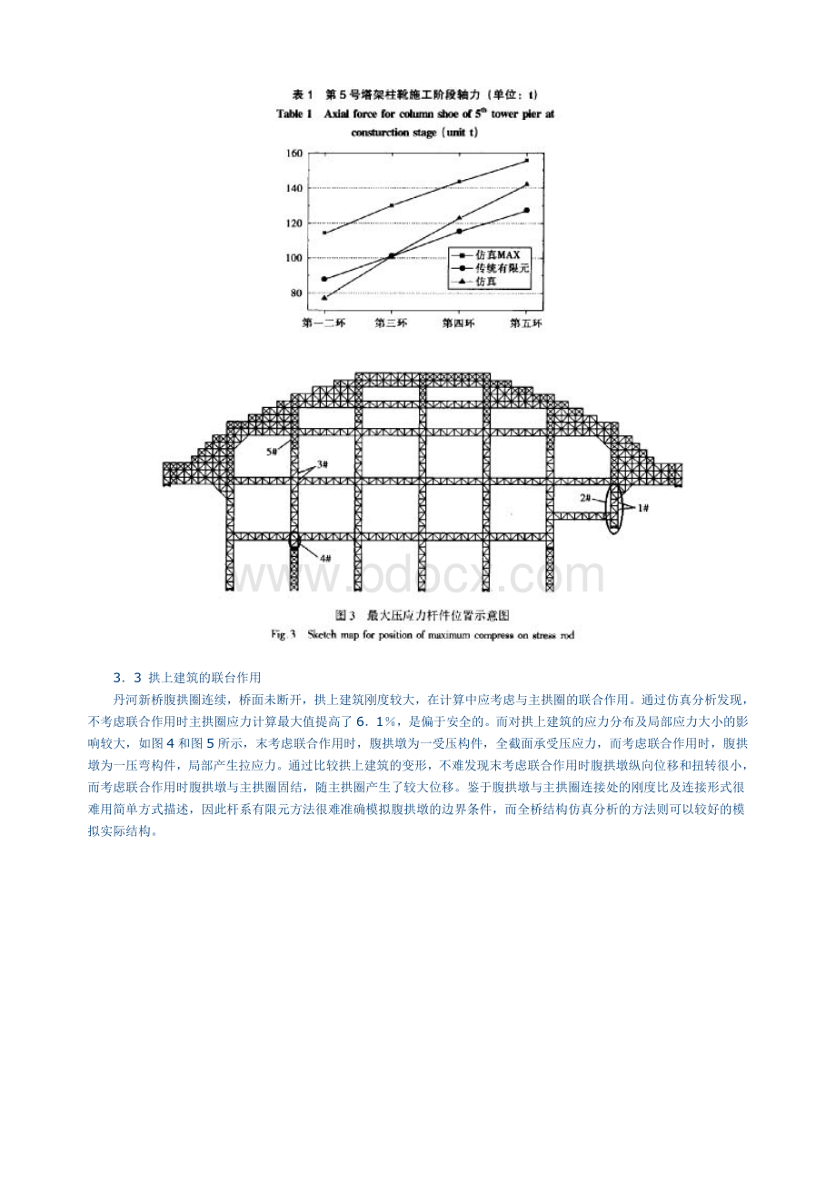 大跨度石拱桥的全桥结构仿真分析研究Word文档下载推荐.doc_第3页