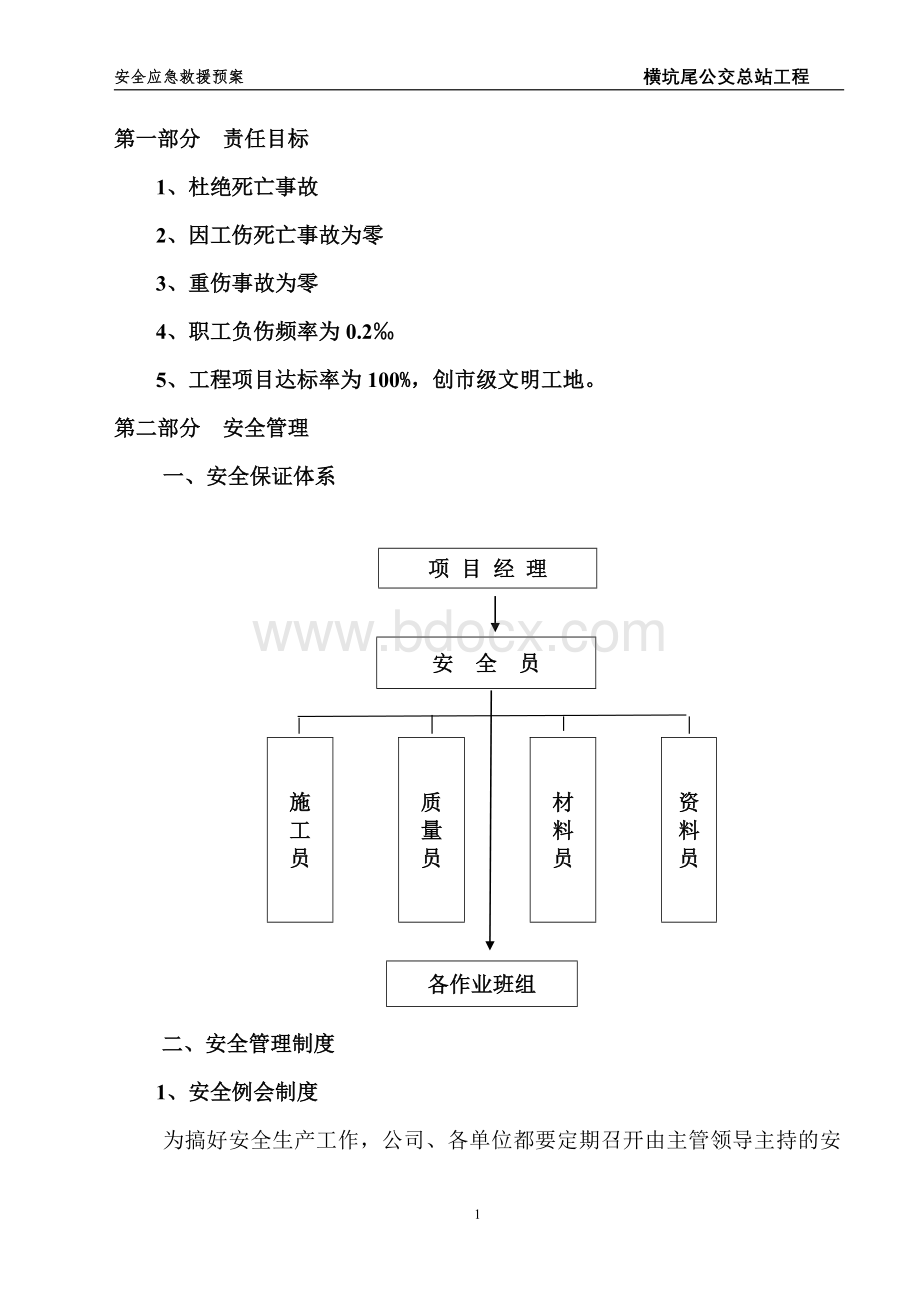 安全生产文明施工方案(普通通用)文档格式.doc