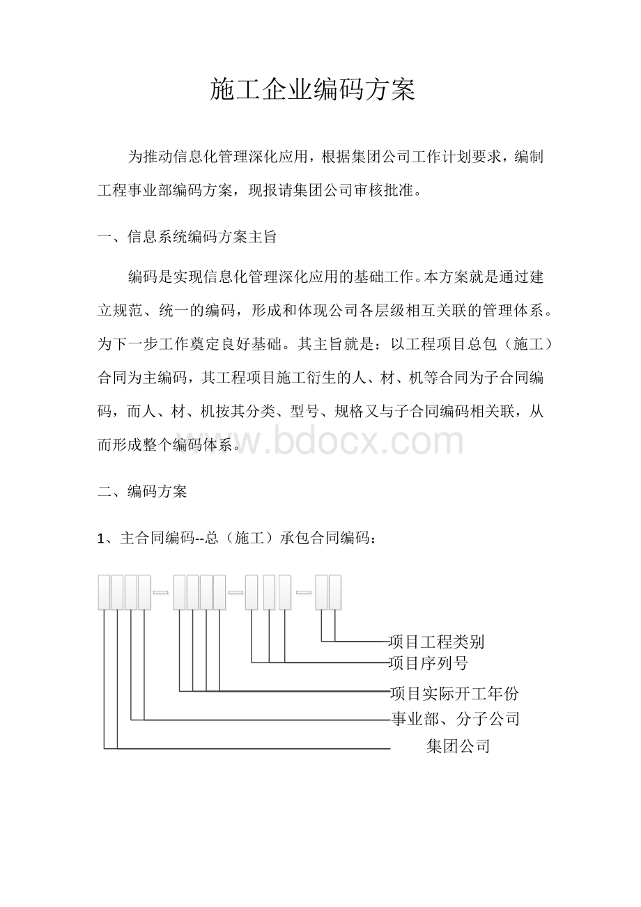 施工信息编码规范方案.docx_第1页