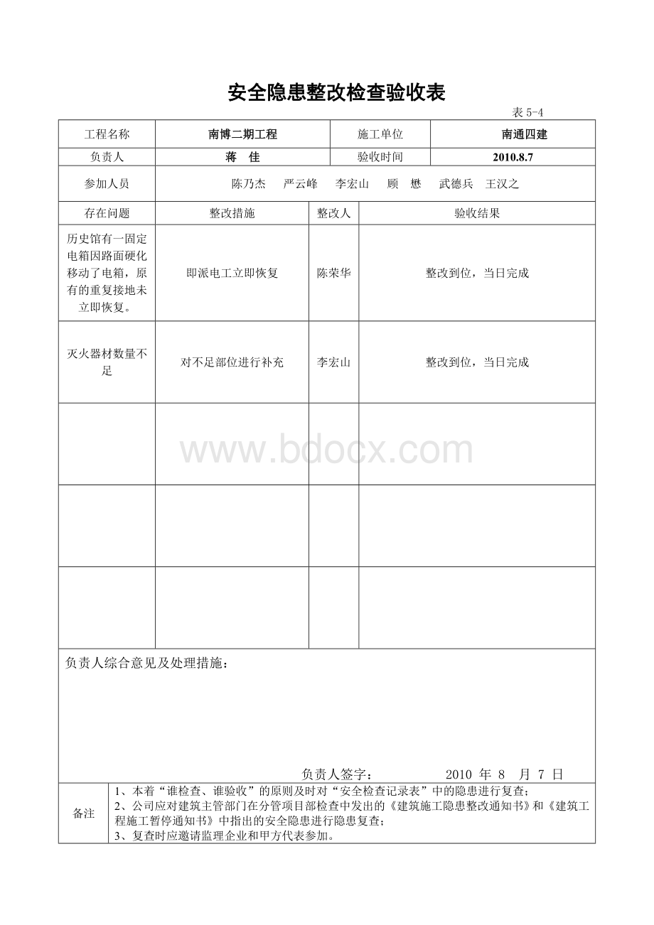 安全隐患整改检查验收表.doc_第3页